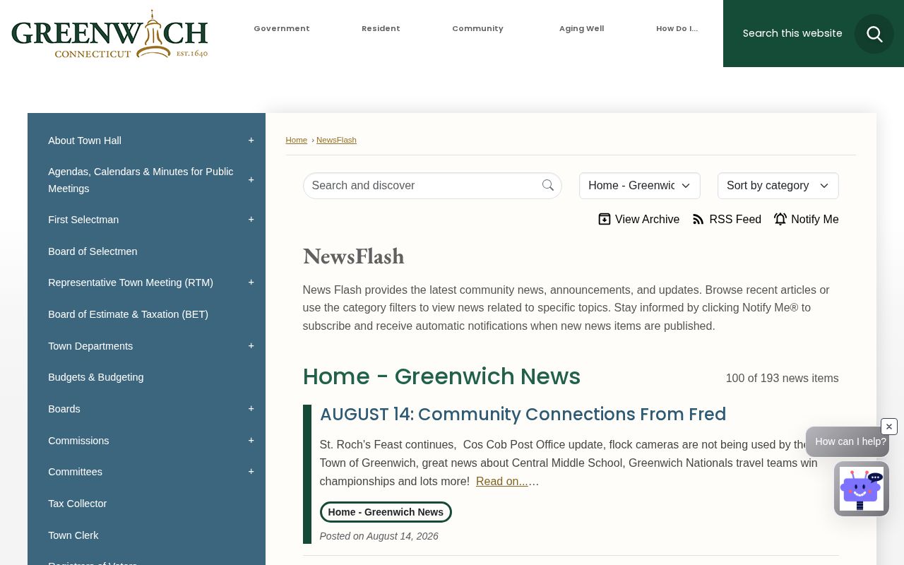 Greenwich Police official arrest news release archive